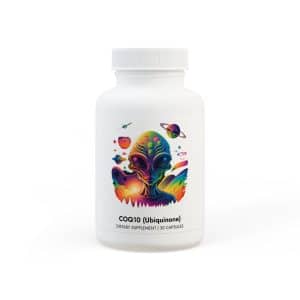 CoQ10 (Ubiquinone) Supplement (30 Capsules) Psychedelic Alien