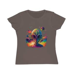 Organic Women's Classic T-Shirt Psychedelic Alien