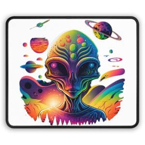 Gaming Mouse Pad Psychedelic Alien