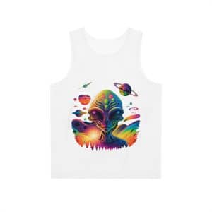 Men's Tank (AOP) Psychedelic Alien