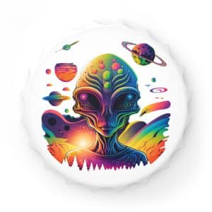 Bottle Opener Psychedelic Alien