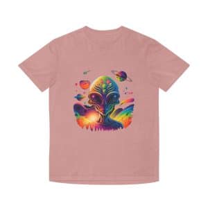 Unisex Faded Shirt Psychedelic Alien