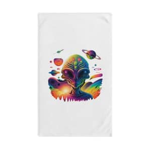 Hand Towel Psychedelic Alien