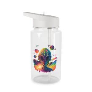 Tritan Water Bottle Psychedelic Alien