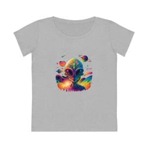 Women's Jazzer T-shirt Psychedelic Alien