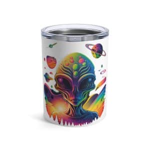 Tumbler 10oz Psychedelic Alien