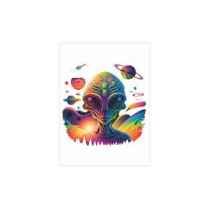 Postcard Bundles (envelopes included) Psychedelic Alien