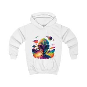 Kids Hoodie Psychedelic Alien