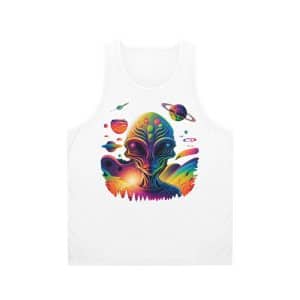 Unisex Tank Top (AOP) Psychedelic Alien