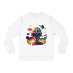 Unisex Changer Sweatshirt Psychedelic Alien