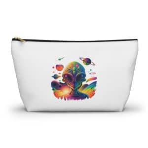 Accessory Pouch w T-bottom Psychedelic Alien