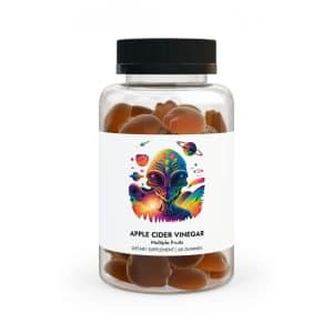 Apple Cider Vinegar Gummies (60 Gummies) Psychedelic Alien