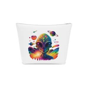 Cotton Cosmetic Bag Psychedelic Alien