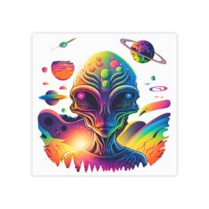 Post-it® Note Pads Psychedelic Alien