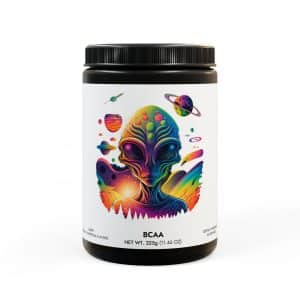 BCAA Supplement, Grape (325g, 11.46oz, 50 servings) Psychedelic Alien