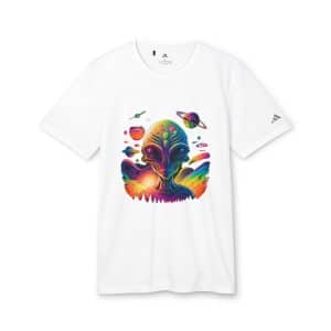 adidas Unisex Sport T-shirt Psychedelic Alien