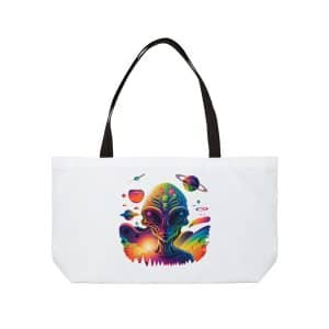 Weekender Tote Bag Psychedelic Alien