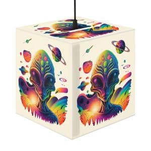 Light Cube Lamp Psychedelic Alien