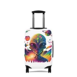 Luggage Cover Psychedelic Alien