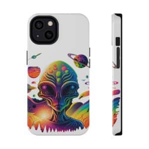 Impact-Resistant Cases Psychedelic Alien