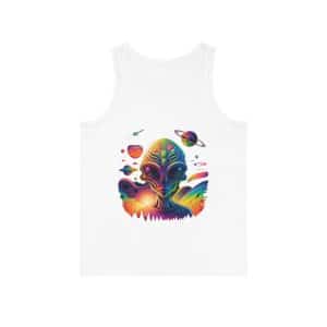 Unisex Softstyle™ Tank Top Psychedelic Alien