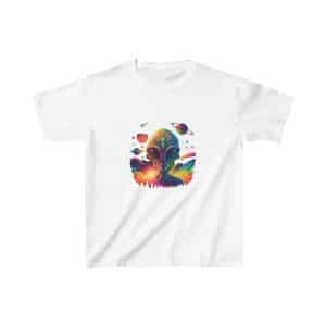 Kids Heavy Cotton™ Tee Psychedelic Alien