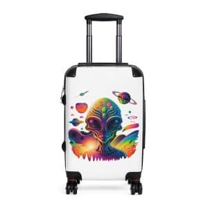 Suitcases Psychedelic Alien