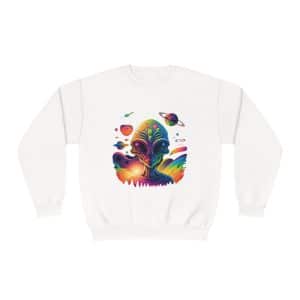 Unisex NuBlend® Crewneck Sweatshirt Psychedelic Alien