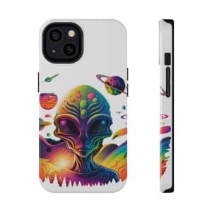 Impact-Resistant Cases Psychedelic Alien