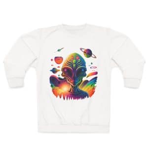 Unisex Sweatshirt (AOP) Psychedelic Alien