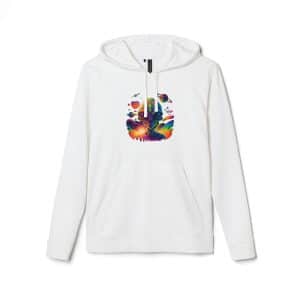 adidas Unisex Fleece Hoodie Psychedelic Alien