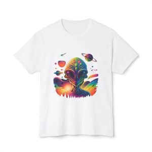 Unisex HD Cotton™ T-shirt Psychedelic Alien