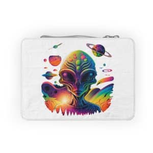 Paper Lunch Bag Psychedelic Alien