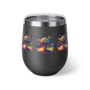 Copper Vacuum Insulated Cup, 12oz Psychedelic Alien