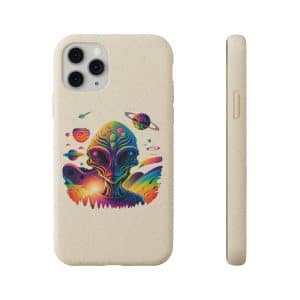 Biodegradable Cases Psychedelic Alien