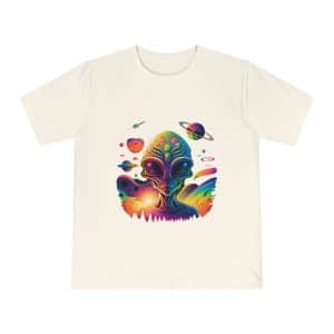 Unisex Classic Jersey T-shirt Psychedelic Alien