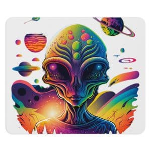 Mouse Pad  Psychedelic Alien