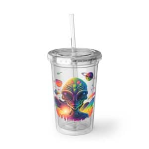 Suave Acrylic Cup Psychedelic Alien