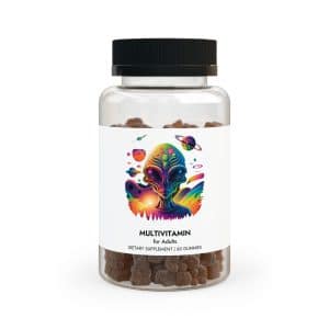 Multivitamin Gummies for Adults (60 Gummies) Psychedelic Alien