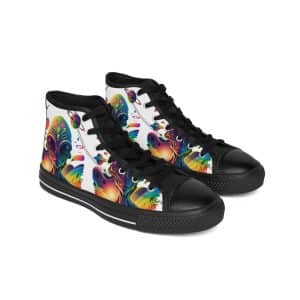 Women's Classic Sneakers Psychedelic Alien