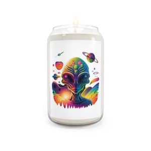 Scented Candle, 13.75oz Psychedelic Alien