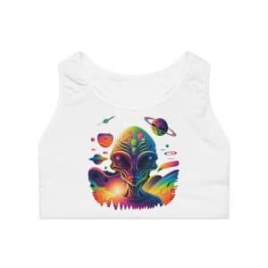 Sports Bra (AOP) Psychedelic Alien