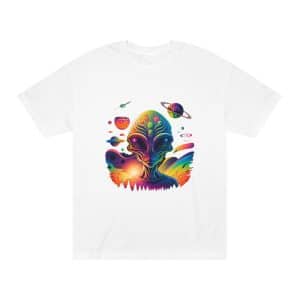 Unisex Classic Tee Psychedelic Alien