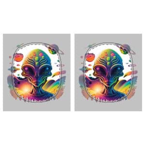 AirPod Max Cases (AOP) Psychedelic Alien