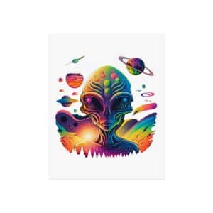 Fine Art Posters Psychedelic Alien