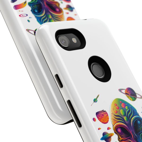 Colorful Alien Phone Case, Galaxy Design, Sci-Fi Accessories, Gifts for Space Lovers, Unique Mobile Cover, Tough Cases - Image 214