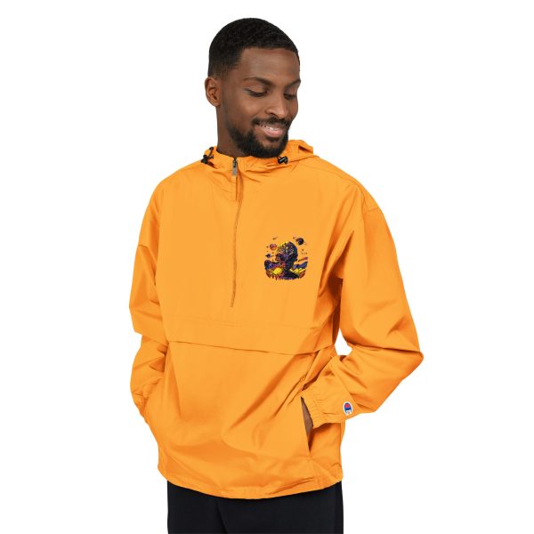 Vibrant Packable Anorak Jacket, Lightweight Rain Jacket, Stylish Outdoor Apparel, Perfect for Travel & Festivals, Unisex Windbreaker - Image 3