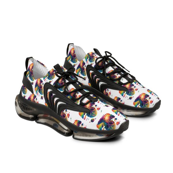 Vibrant Men's Mesh Sneakers, Colorful Athletic Shoes, Trendy Sports Footwear, Casual Everyday Sneakers, Perfect for Active Lifestyle - Image 5