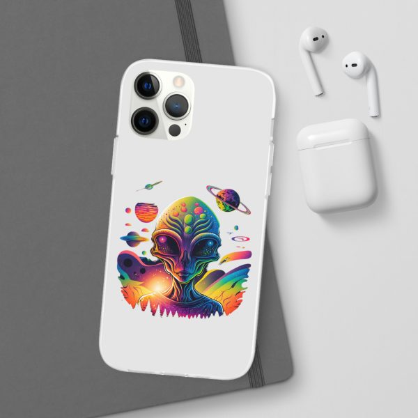 Colorful Alien Galaxy Phone Case, Cosmic Phone Cover, Unique Gift for Space Lovers, Festival Accessory, Astronaut Art Case - Image 81