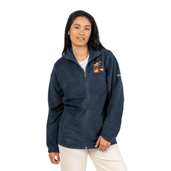 Vibrant Fleece Jacket, Cozy Embroidered Outerwear, Perfect for Outdoor Adventures, Gifts for Adventurers and Nature Lovers - Image 7